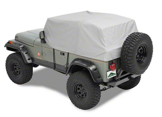 Pavement Ends Canopy Cab Cover 76-91 Jeep CJ7 & Wrangler YJ Charcoal